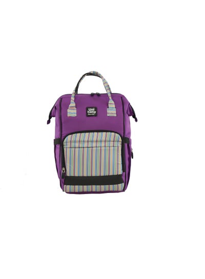 Buy Diaper Bag Purple  Patterned in Egypt