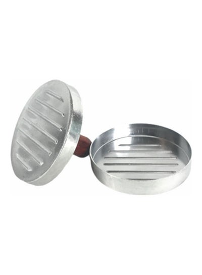 Buy Burger Press Hamburger Patties Maker silver 12cm in Saudi Arabia