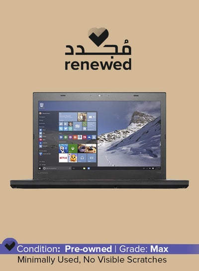 Buy Renewed - Thinkpad T460S (2016) Laptop With 14-Inch Display, Intel Core i5 Processor/6th GEN/8GB RAM/256GB SSD/Intel HD 520 Integrated Graphics Black English Black in UAE