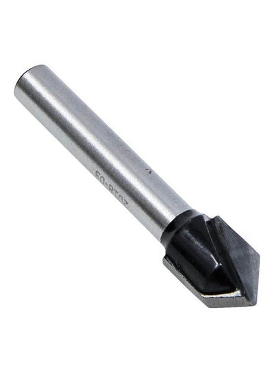 Buy Router  V-Groove Bit 6, Silver 6x9.5x12.3x90mm in Egypt