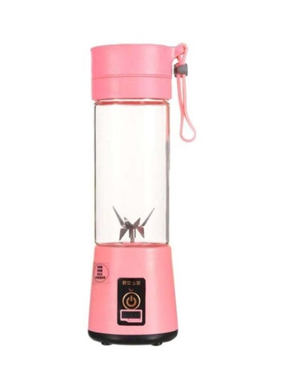 Buy Mini Rechargeable Smoothie Maker Machine 180.0 W T-Bottle-1021 Pink/Clear/Silver in Egypt