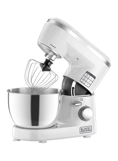 Buy Stand Mixer With Stainless Steel Bowl 4.0 L 1000.0 W SM1000 White/Silver in UAE