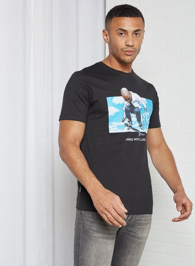 Buy Don´t Look T-Shirt Black in UAE