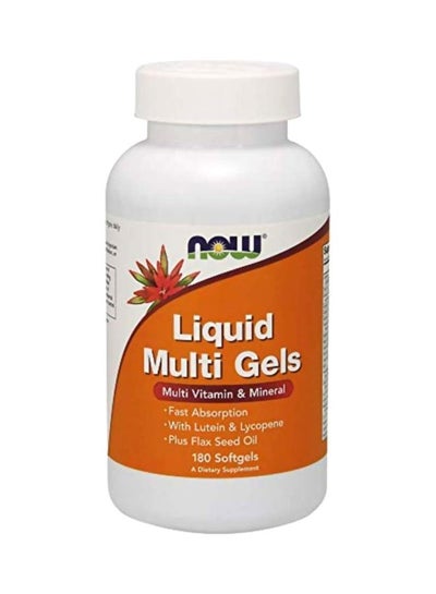 Buy Liquid Multi Gels Dietary Supplement - 180 Softgels in UAE