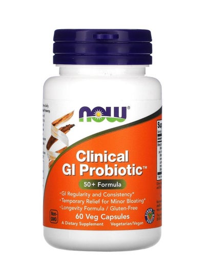 Buy Clinical GI Probiotic 50+ Formula - 60 Veggie Capsules in UAE