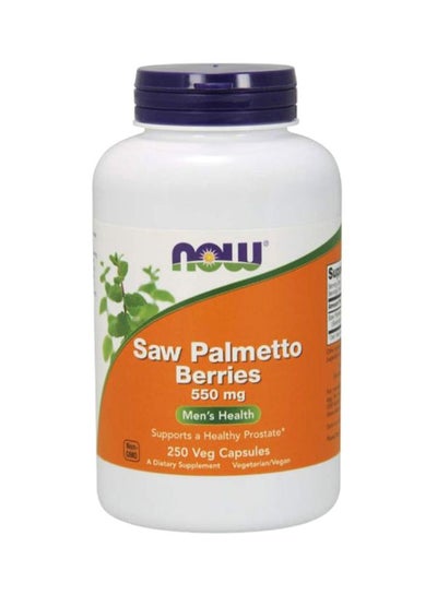 Buy Saw Palmetto Berries 550mg - 250 Veg Capsules in UAE