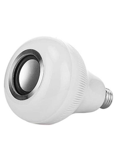 Buy LED Music Speaker Light Bulb White/Silver 9.5 x 15cm in Egypt