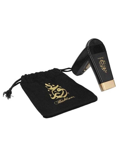 Buy 10-Piece USB Rechargeable Foldable Electric Incense Burner Set Black/Gold 11.5 x 5cm in Saudi Arabia