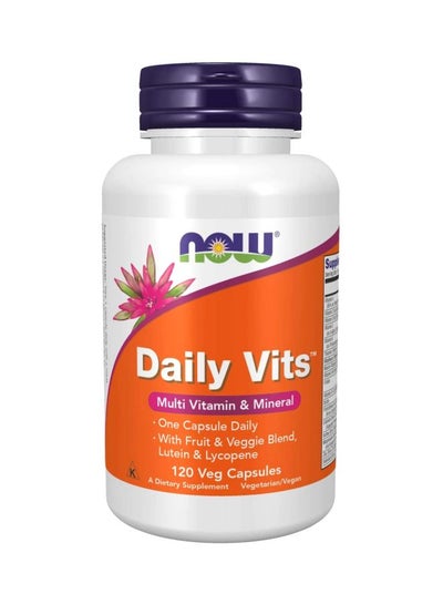 Buy Daily Vits Multi Vitamin And Mineral - 120 Veg Capsules in UAE