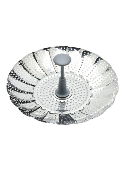 Buy Stainless Steel Steam Basket Silver 4x5x5cm in Saudi Arabia