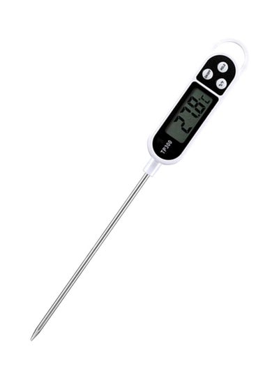 Buy Digital Kitchen Thermometer White/Black/Silver 24.5x2.5cm in Saudi Arabia