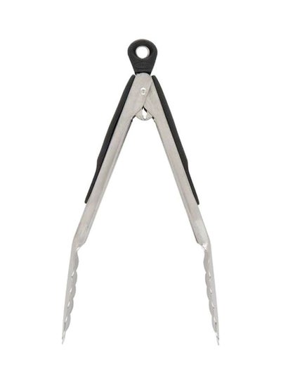 Buy Tongs Silver/Black 9inch in UAE