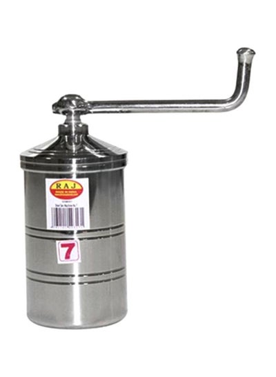 Buy Stainless Steel Spice Mill Silver 6.2x11.4x9.8cm in Saudi Arabia