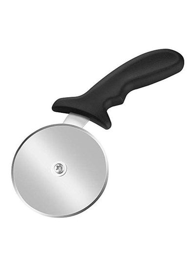 Buy Pizza Cutter With Handle Silver 4inch in UAE