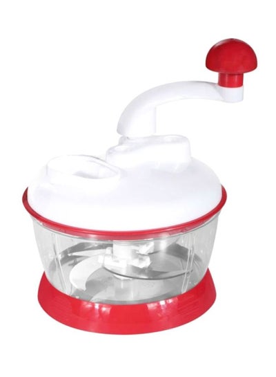 Buy Jumbo Vegetable Chopper Clear/Red/White 750ml in UAE