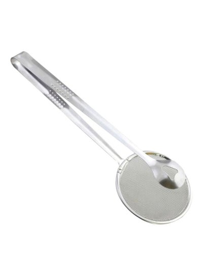 Buy Oil Seepage Funnel With Filter Screen Silver 28x10cm in UAE