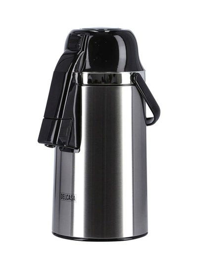 Buy Airpot Glass Vacuum Flask Silver/Black in UAE