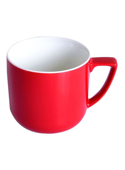 Buy Belly Glazed Mug Red/White 440ml in UAE