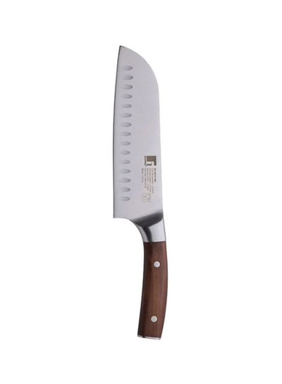 Buy Wolfsburg SS Santoku Knife Silver/Brown 17.5cm in UAE