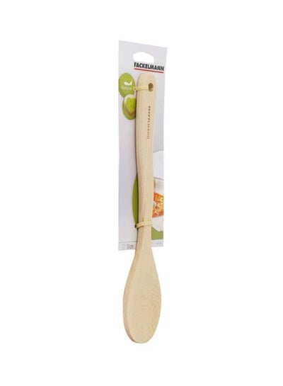 Buy Wooden Spoon Beige 30cm in UAE