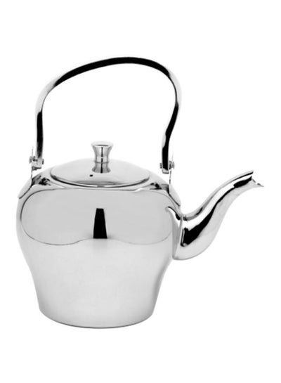 Buy Stainless Steel Tea Kettle Chrome 1.6Liters in Saudi Arabia