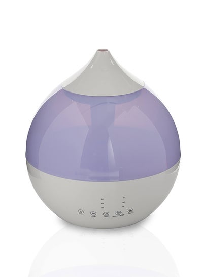 Buy Hybrid Humidifier Grey/Purple 23.5x23.5x10cm in UAE