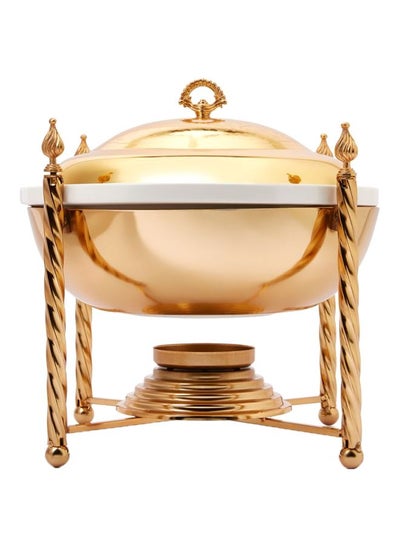 Buy Stainless Steel Food Warmer Gold in Saudi Arabia