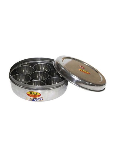 Buy Masala Dabba Silver 20.5cm in UAE