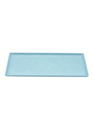 Buy Speckle Rectangular Serving Platter Blue 12inch in UAE