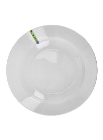 Buy Round Deep Plate White 8inch in UAE