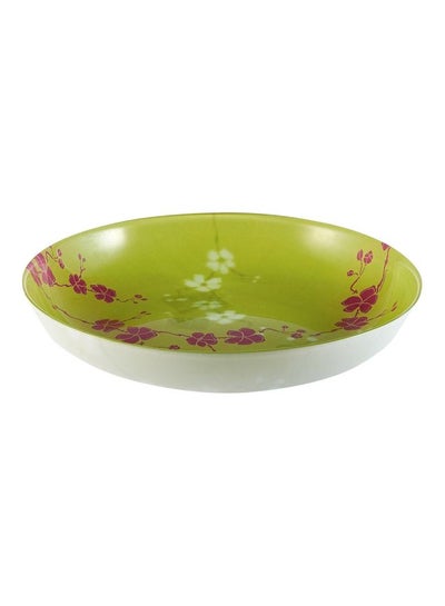 Buy 6-Piece Value Pack Kashima Soup Plate Set Green/Pink 20cm in UAE