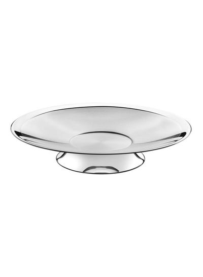 Buy Fruit Bowl With Stainless Steel Stem Cosmos Silver 32cm in Egypt