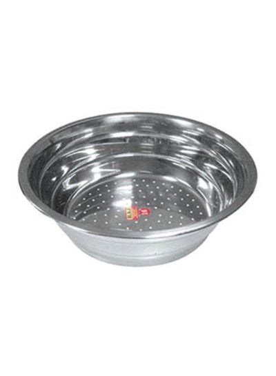 Buy Round Stainless Steel Boya Silver 32x9.5cm in UAE