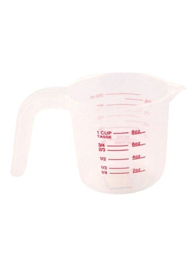 Buy Plastic Measuring Cup Clear 250ml in Saudi Arabia