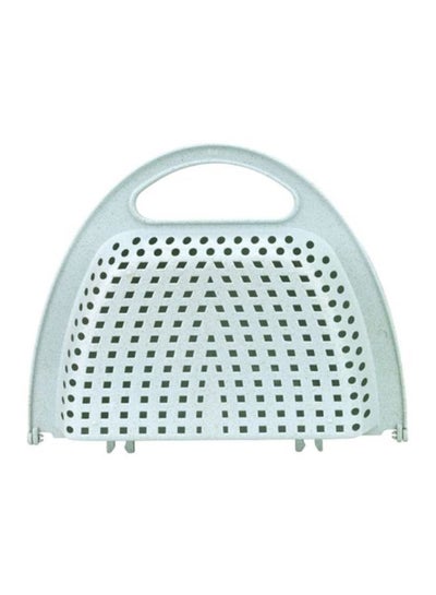 Buy Fruit Vegetable Washing Basket Strainer Light Blue 26.6x21.5x5cm in Saudi Arabia