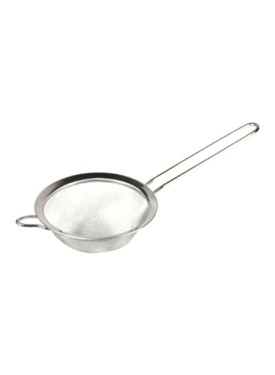 Buy Stainless Steel Tea Strainer Silver 8cm in Saudi Arabia