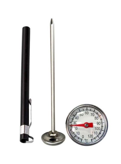 Buy Stainless Steel Kitchen Thermometer Black in Saudi Arabia