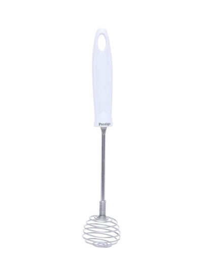 Buy Egg Whisk Silver/White in UAE