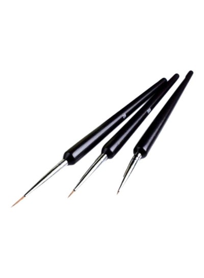 Buy 3-Piece Cake Brush Fondant Pen Tools Black One Size in Saudi Arabia