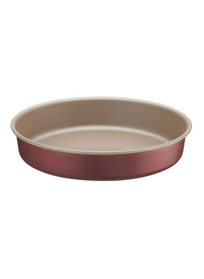 Buy Brasil 24cm 2.1L Red Aluminum Round Baking Pan with Interior and Exterior Starflon Max PFOA Free Nonstick Coating Red Graphite 24cm in UAE