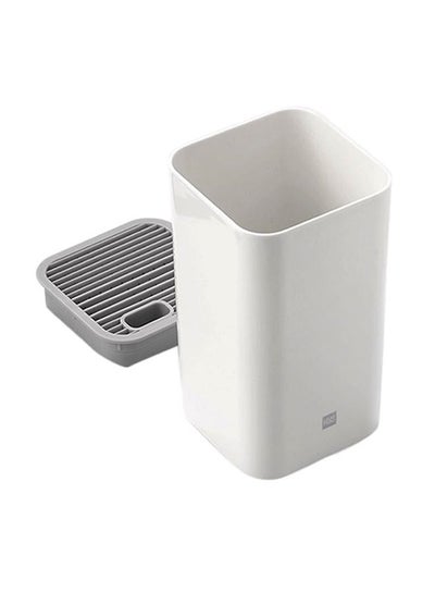 Buy Huohou Kitchen Knife Holder Stand White 22.5x12.6x12.6cm in Saudi Arabia