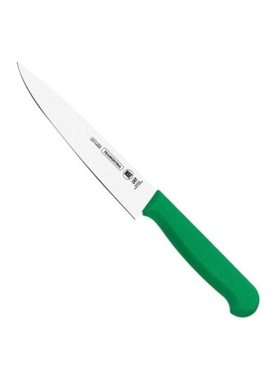 Buy Meat Knife Silver/Green 8cm in Saudi Arabia