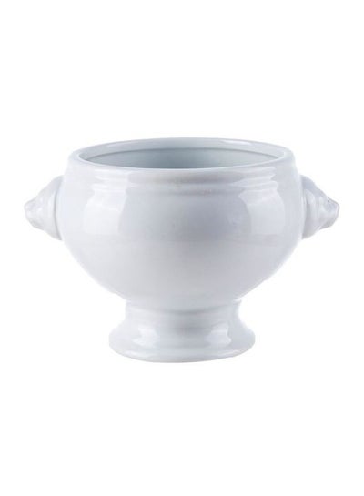 Buy Exquisite Ceramic Soup Bowl White 28x12x11cm in Saudi Arabia