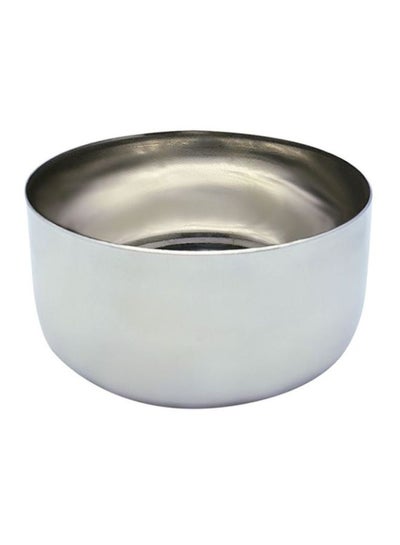 Buy Rimless Steel Bowl Silver 9x4cm in UAE