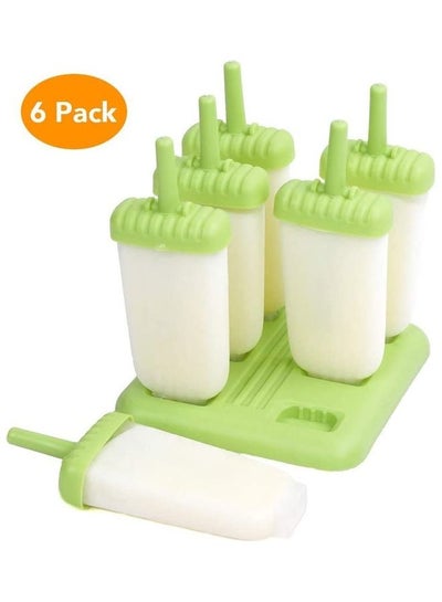 Buy Set Of 6 Mold Green/White in UAE