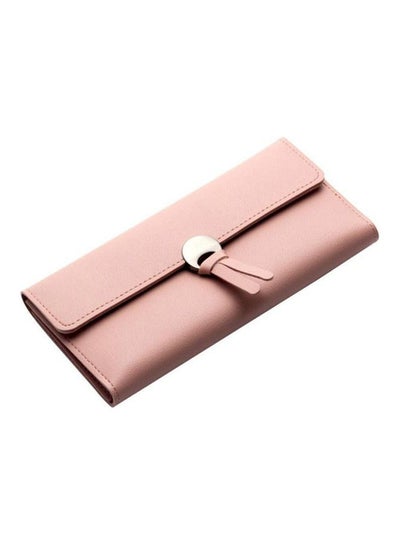 Buy Ladies Leather Wallet Pink in Saudi Arabia