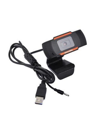 Buy PC Camera With USB Cable And Mic Black in Saudi Arabia