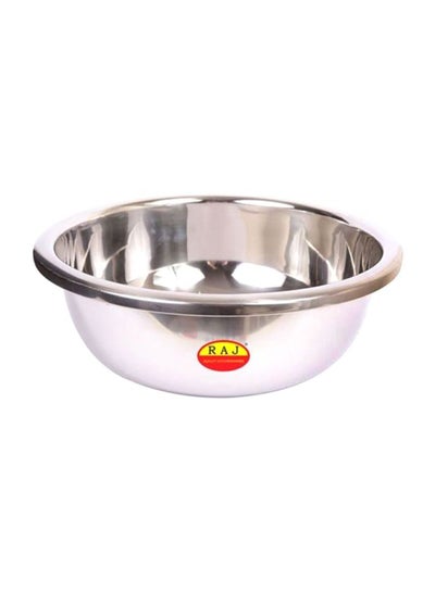 Buy Stainless Steel Mixing Bowl Silver 40cm in UAE