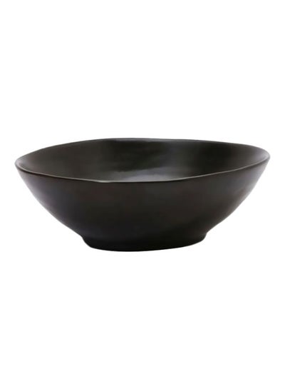 اشتري Verona Round Footed Bowl Black 8 Inches في الامارات