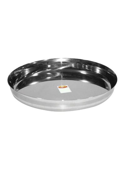 Buy Stainless Steel Plate Silver 29cm in UAE